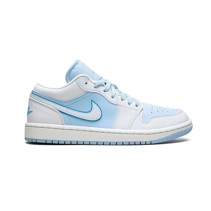 کتونى ایر جردن ١ سفید یخى Air Jordan 1 Low Ice Blue